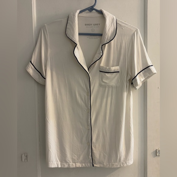 Birdy Grey Other - Birdy Grey Jonny Satin Short Sleeve Pajama Top Size Small